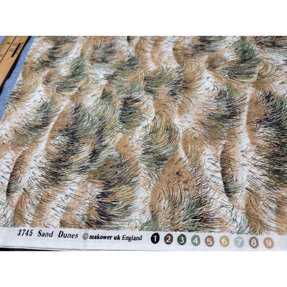 Makower UK Sand Dunes 10" Fabric 3745 Multicolor Cotton Sewing Crafting Projects - Picture 3 of 4